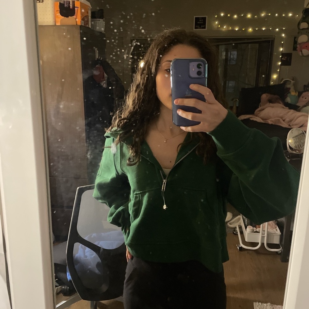 COPY - NWT Scuba Half Zip Everglade Green